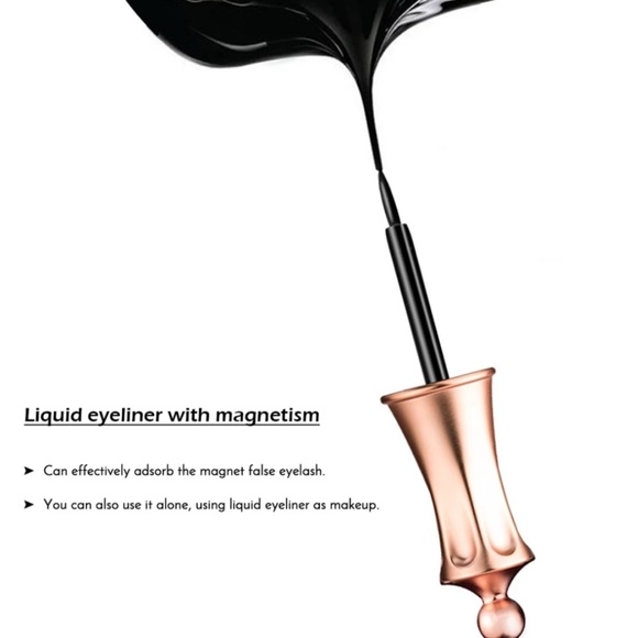 Magnetic False Eyelashes & Eyeliner Set - Picture 3 of 4
